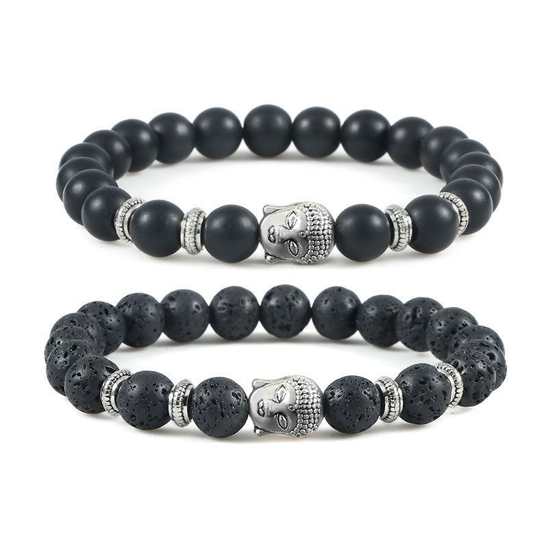 Brazalete de la cabeza de la cabeza de la cabeza del cristal de la buda de los budas de la buda